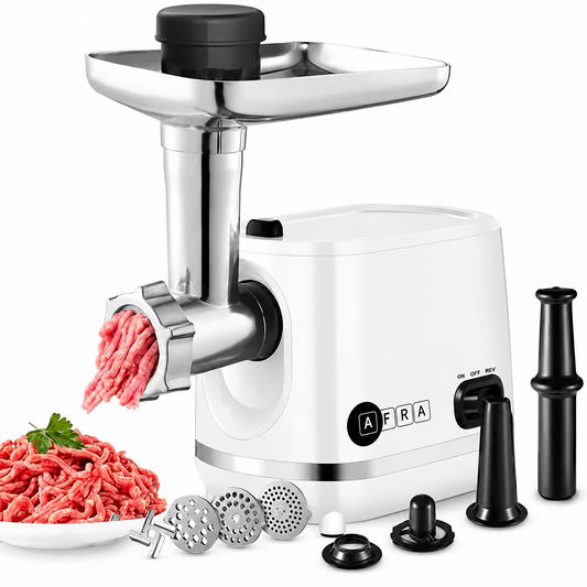 AFRA MEAT GRINDER POWER 1200W WHITE - AF-1200MGWT