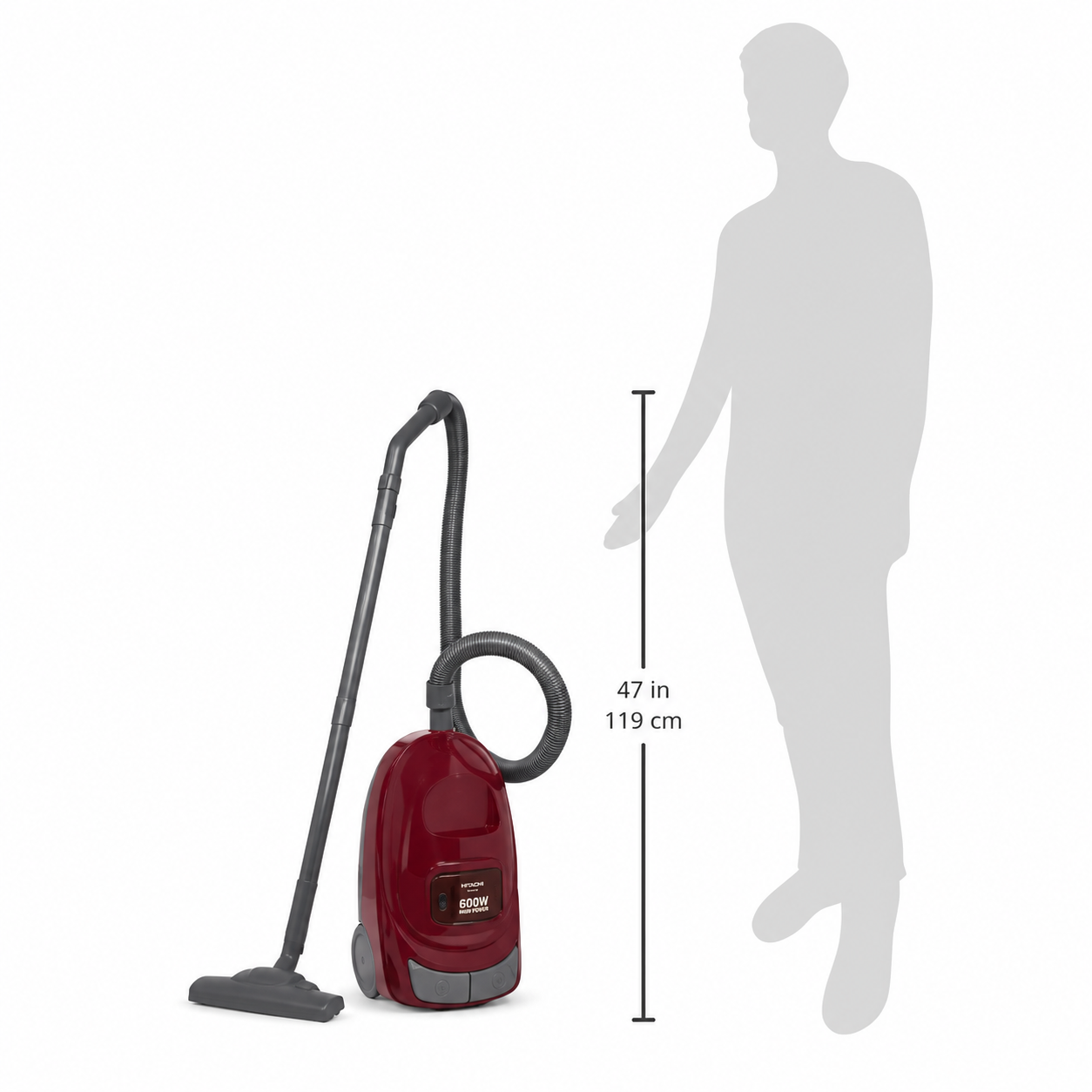 Hitachi Vacuum Cleaner Maroon CV-W1600