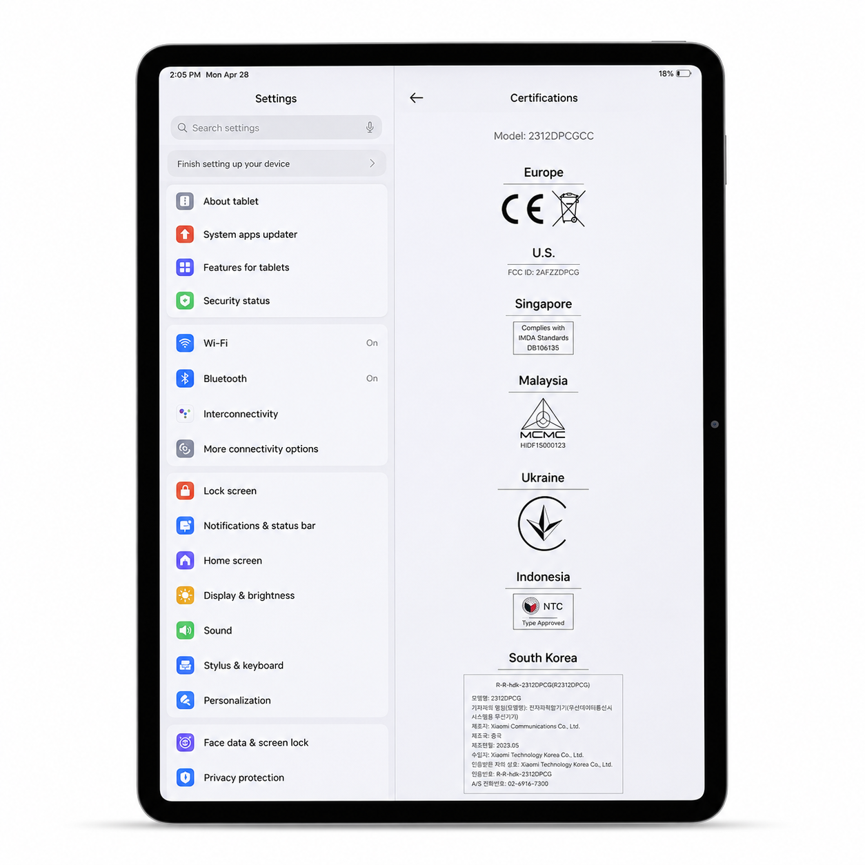 Xiaomi Pad 7 Pro, Green 12GB RAM 512GB Wifi - Global Version