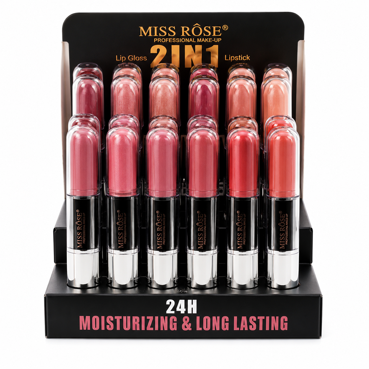 Miss Rose - 2-in-1 Lip Gloss & Lip Oil