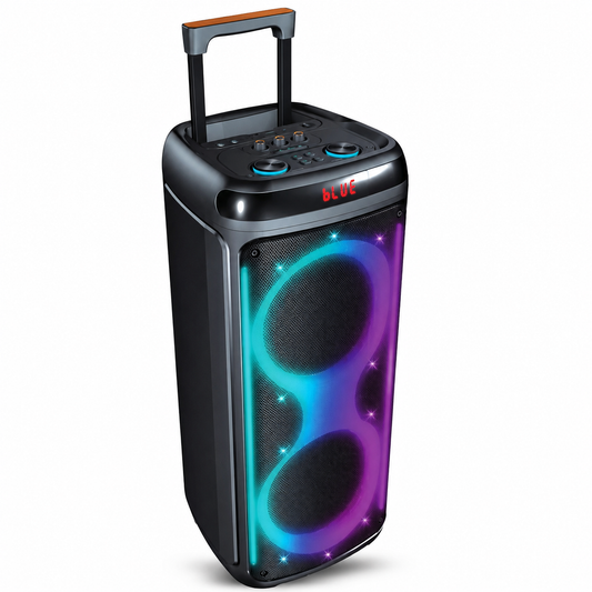 AFRA 60W Trolley Speaker with True Wireless Stereo – Black
